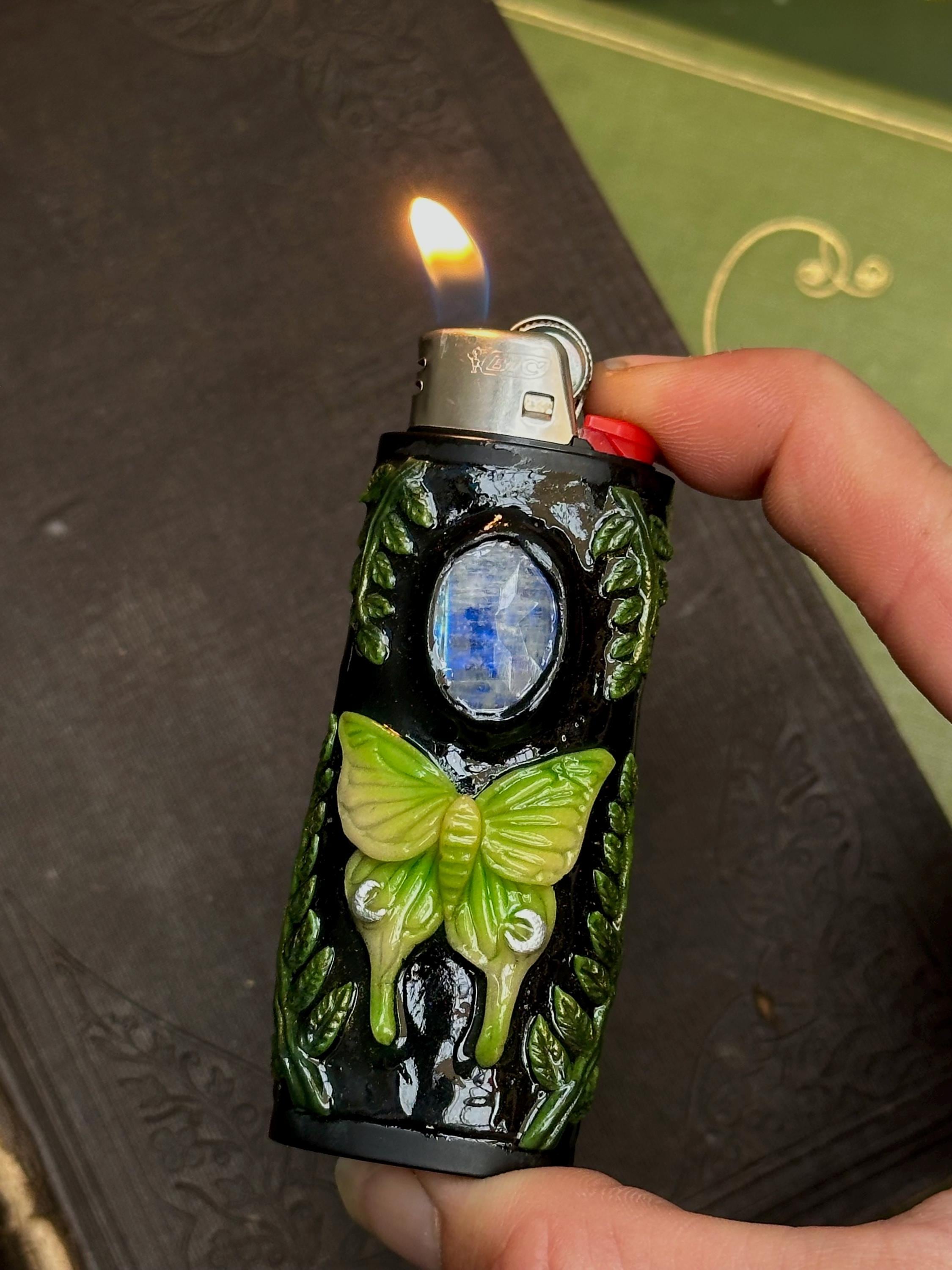 宇宙キノコ人のライターケース。 Bic Lightercase Mushroom - Etsy