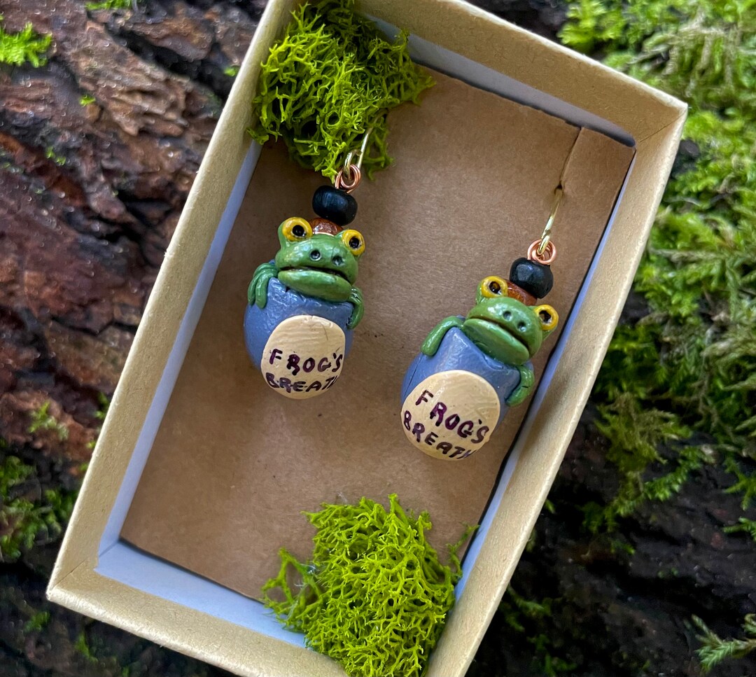Frogs Breath Earrings Night Before Christmas Earrings Sally Etsy