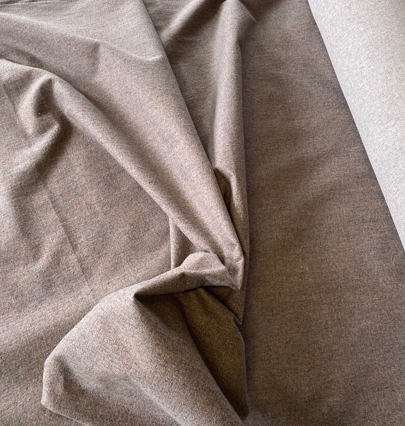 John Lewis Tan grey Upholstery Fabric Fire Retardant Etsy