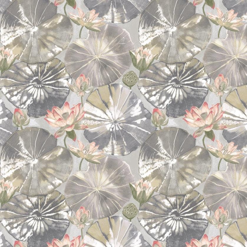 Lily Pad Rainbow Fabric by Edinburgh Weavers soft Etsy