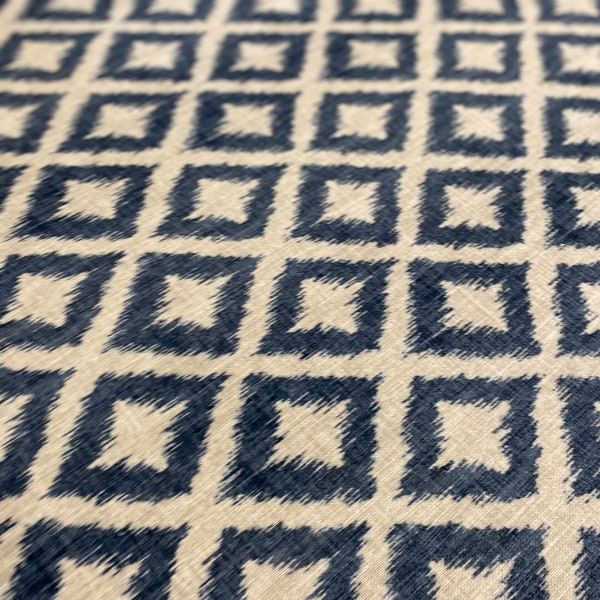 Baker Lifestyle - Salsa Diamond - Fabric - Indigo is a brilliant Blue fabric design from Baker Lifestyle carnival collection. indigo colour