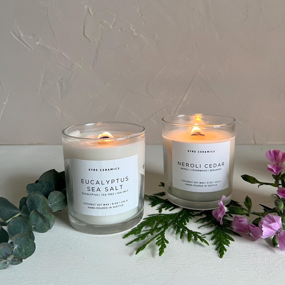 Candle Gift Set – Choose Any 2 | Coconut Soy Candle Bundle | Wood Wick ...