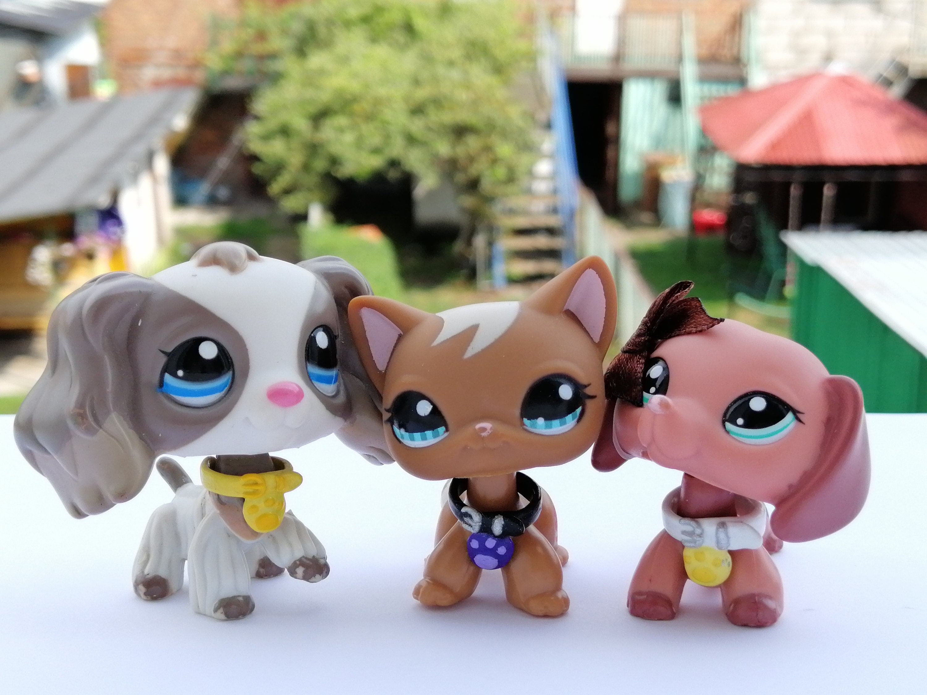 2pcs Littlest Pet Shop accessory LPS collar necklace lot paw Etsy