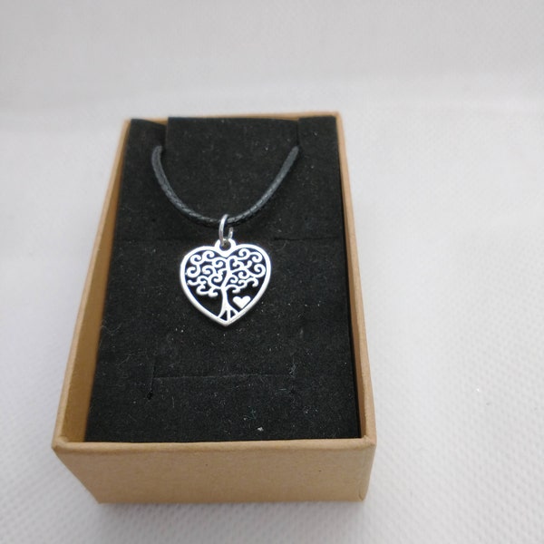 Collier Cœurs Arbres de Vie Tibétain - Cadeau Saint Valentin -