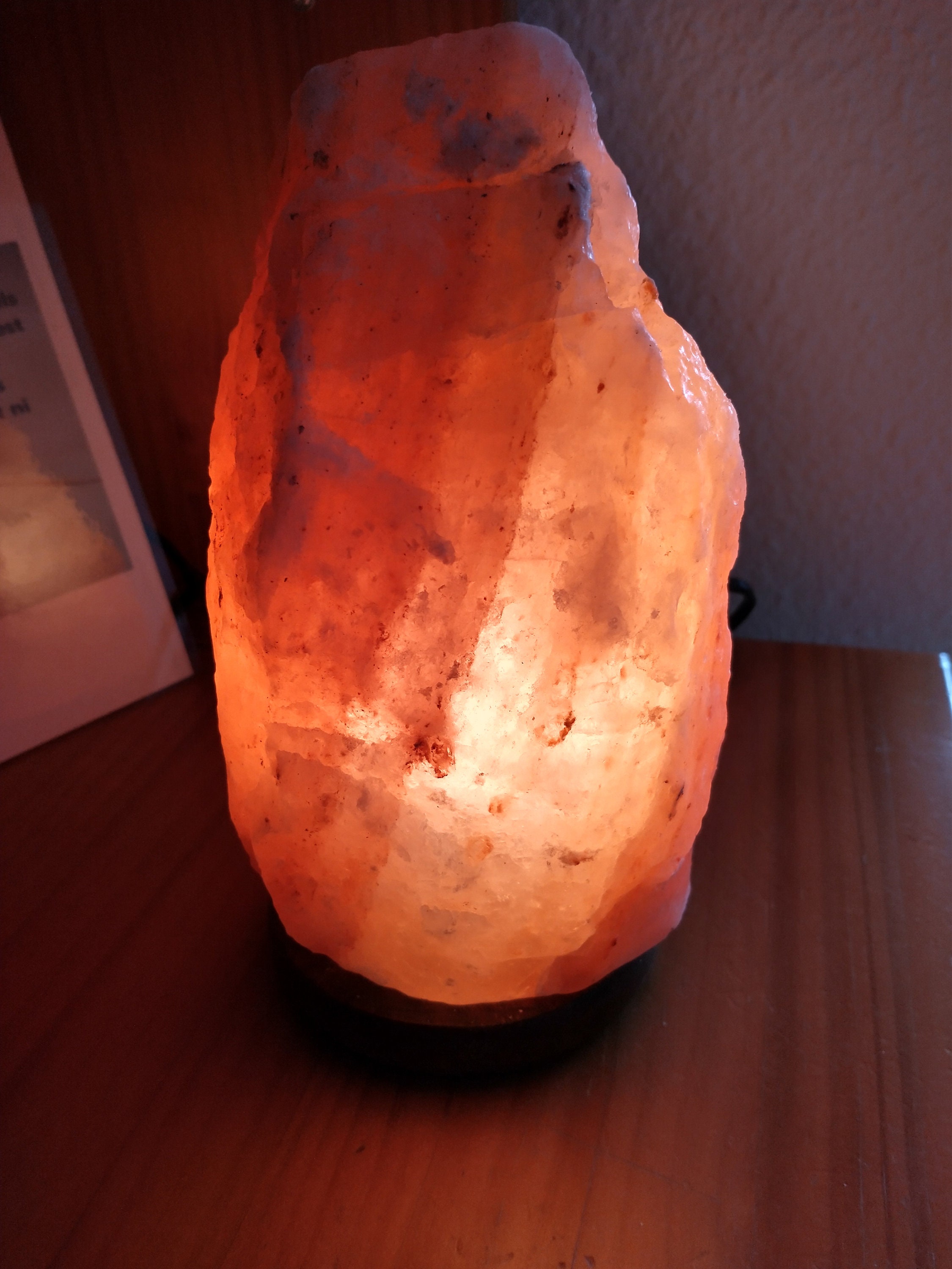 Lampe de sel rose de l'Himalaya : Naturelle 4-6 Kg (Taille L avec vari –  Saltbay