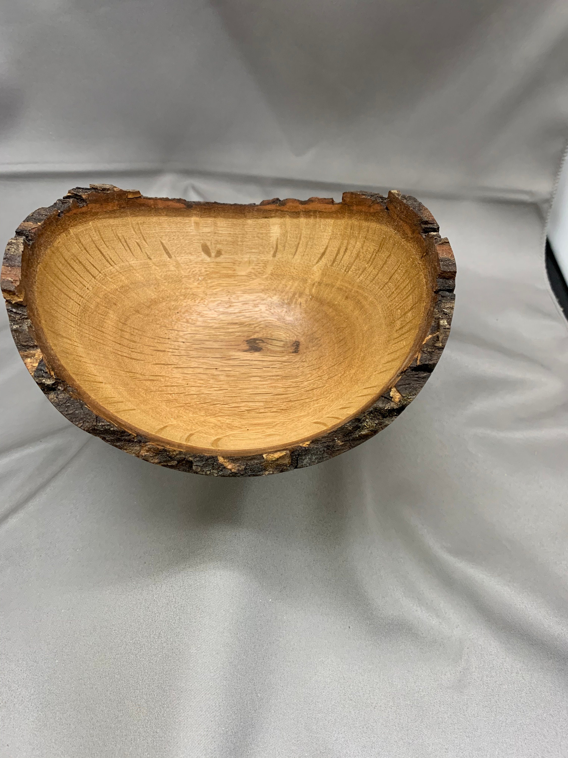 Live Edge Oak Bowl Etsy