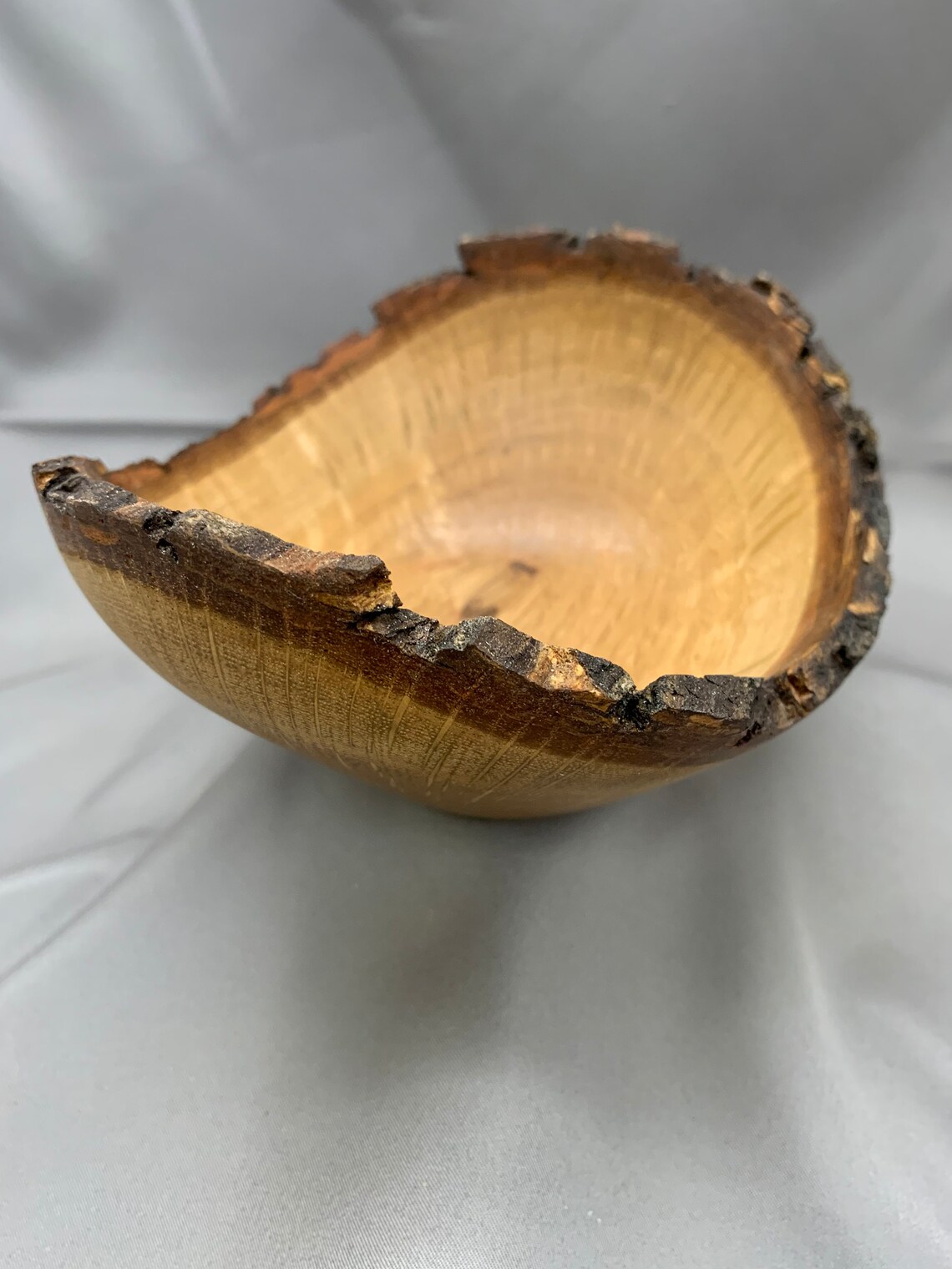 Live Edge Oak Bowl Etsy