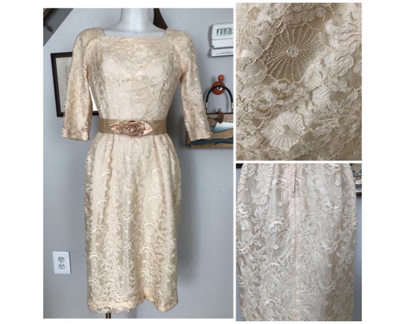 True Vintage 1950’s spiderweb dress