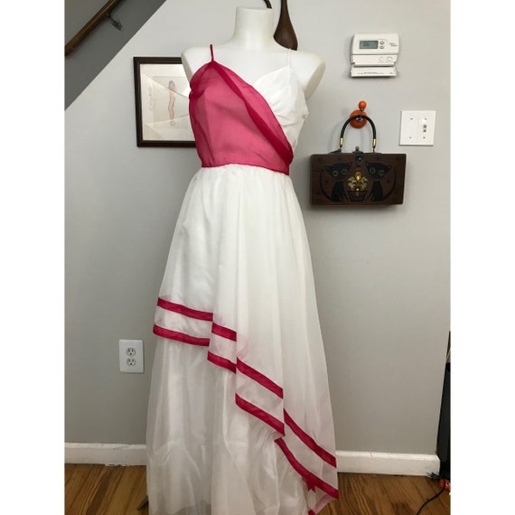 Vintage handmade asymmetrical dress