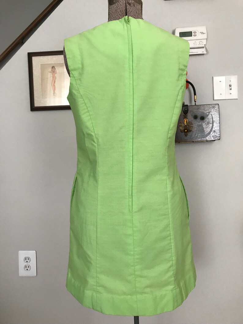 Vintage Embroidered Park East by Swirl Mod Scooter Dress