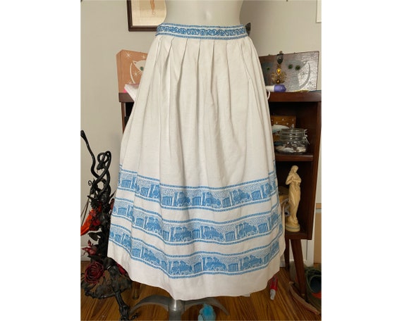 Vintage souvenir skirt