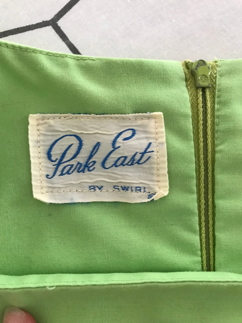 Vintage Embroidered Park East by Swirl Mod Scooter Dress