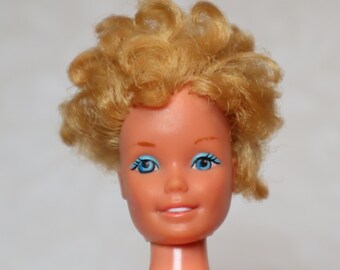 Vintage Barbie Curly Hair Doll Mattel
