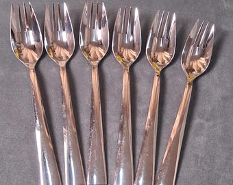 Lenox Allerton Sporks Spooniks - 6 Modernistic Fork Spoon Combinations