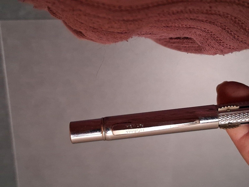 Vintage Norma 4-Color Multi Pen Ballpoint Chrome Made in USA Rotating image 6