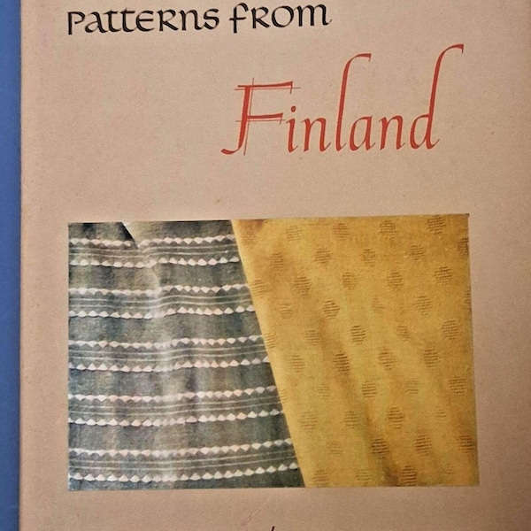 Vintage Hand Weaving Patterns From Finland Helvi Pysalo Branford HC Cream DJ