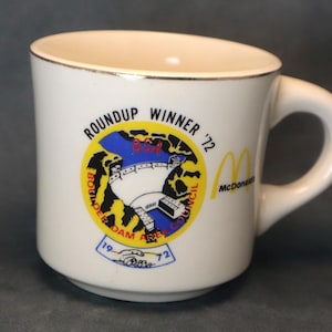 Vintage McDonald&#39;s Boy Scout Mug 1972 Boulder Dam Council