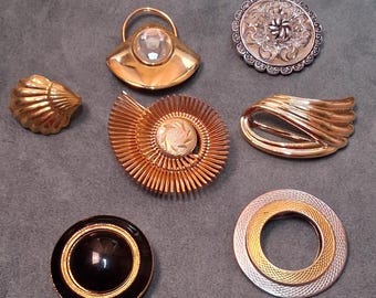 Vintage Scarf Clip Lot (7) Lieba W Germany More