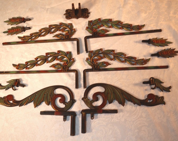 Kirsch Curtain Rods Finials Lot Etsy