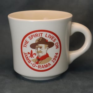 Vintage Boy Scout 1984 Jamb-o-Rama Mug BSA