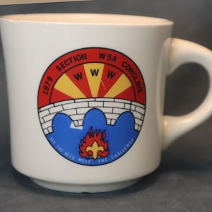 Vintage Boy Scout W5A Conclave WWW Mug See the Need