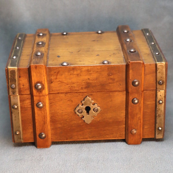 Wood Treasure Chest Etsy