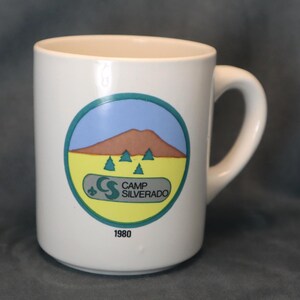 Vintage Boy Scout Camp Silverado Mug 1980