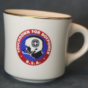 Vintage Boy Scout Touchdown for Boypower Mug
