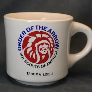 Vintage Boy Scout OA Tahoma Lodge Mug Order of the Arrow
