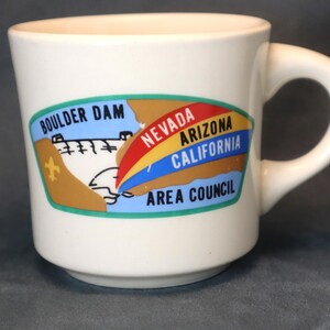 Vintage Boy Scout Mug Boulder Dam Council