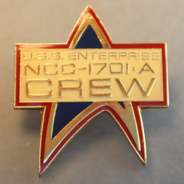 Vintage Star Trek Enterprise Crew Pin 1991