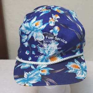 Vintage Alaska Fuel Service Snapback Trucker Cap San Sun
