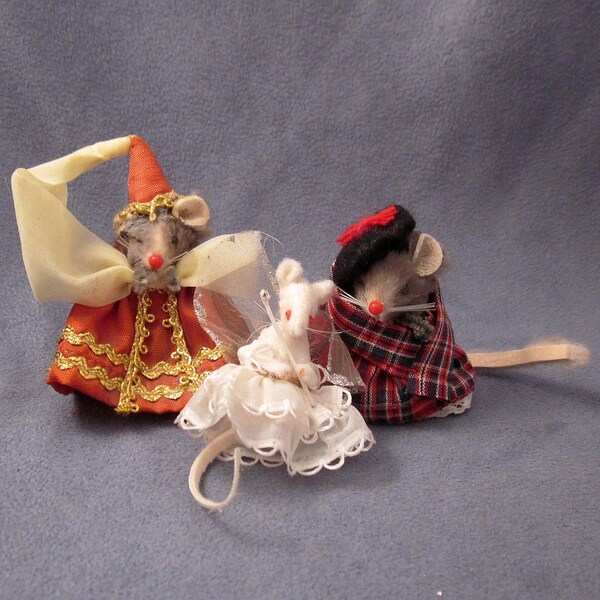 Original Fur Toys Mice Princesses Fairy