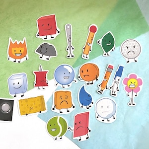 PRE-ORDEN - Paquete de pegatinas de Battle for Dream Island (Envío el fin de semana del 18/4)