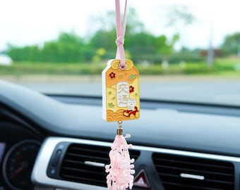 Japanese Amulet Omamori Car Mirror Accessories, Car Rear View