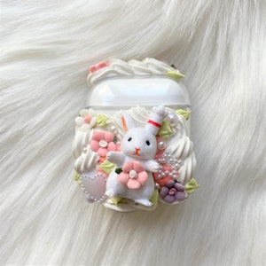 Custodia AirPods Decoden, Custodia AirPods Bunny, Custodia AirPods 1/2/3/4/Pro/Pro 2, Custodia AirPod personalizzata, Custodia AirPods Anime, Custodia AirPods carina