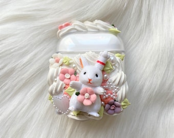 Decoden AirPods Case, Bunny AirPods Case, AirPods 1/2/3/4/Pro/Pro 2 Case, Custom Airpod Case, Anime AirPods Case, Cute Airpods Case