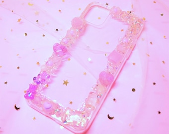 Custom Decoden Phone Case, Gummy Bear/Sweets/Jelly Phone Case, Crystal Clear iPhone Case, Custom Phone Case for iPhone 12/13/14/15, Samsung