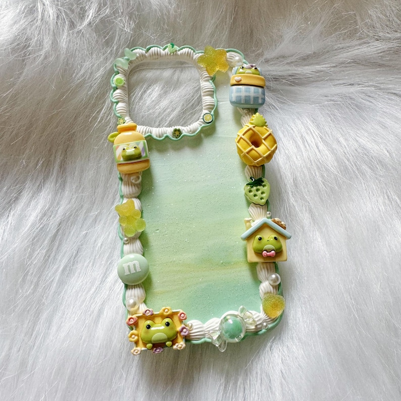 Decoden Phone Case, Kawaii 3D Frog/Candy/Food Phone Case, Anime Phone Case for iPhone 12/13/14/15/16/17 Pro Max, Google, Galaxy image 5