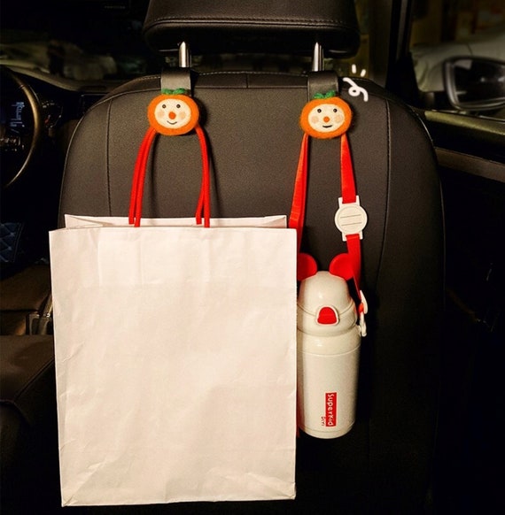 2er-Set Autositzhaken, süße Wollfilztomate-Auto-Kopfstützenaufhänger,  Autositz-Geldbeutelhaken, Boho-Autozubehör für Frauen, Weihnachtsgeschenk  für das Auto -  Schweiz