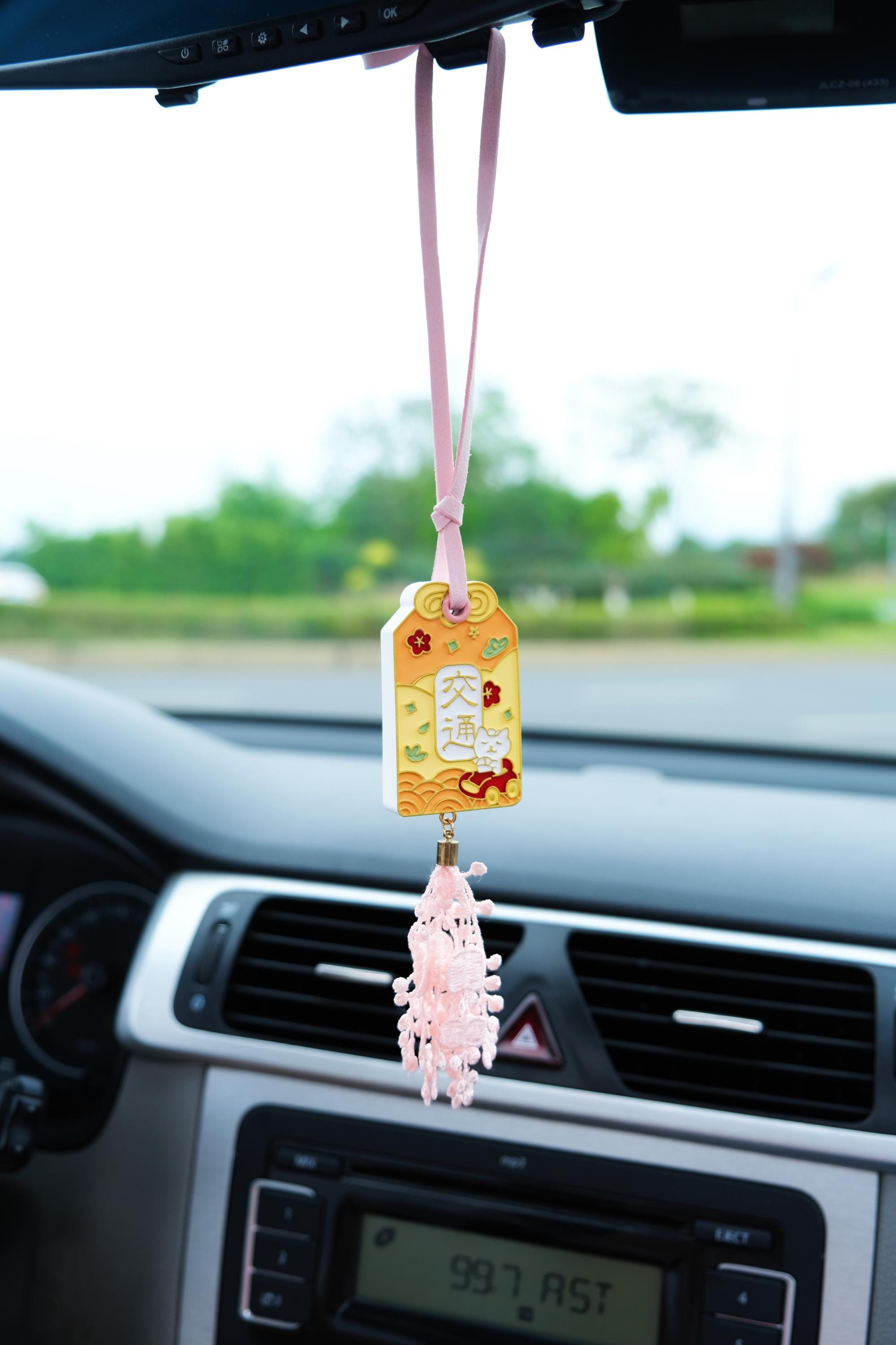 Japanese Amulet Omamori Car Mirror Accessories, Car Rear View