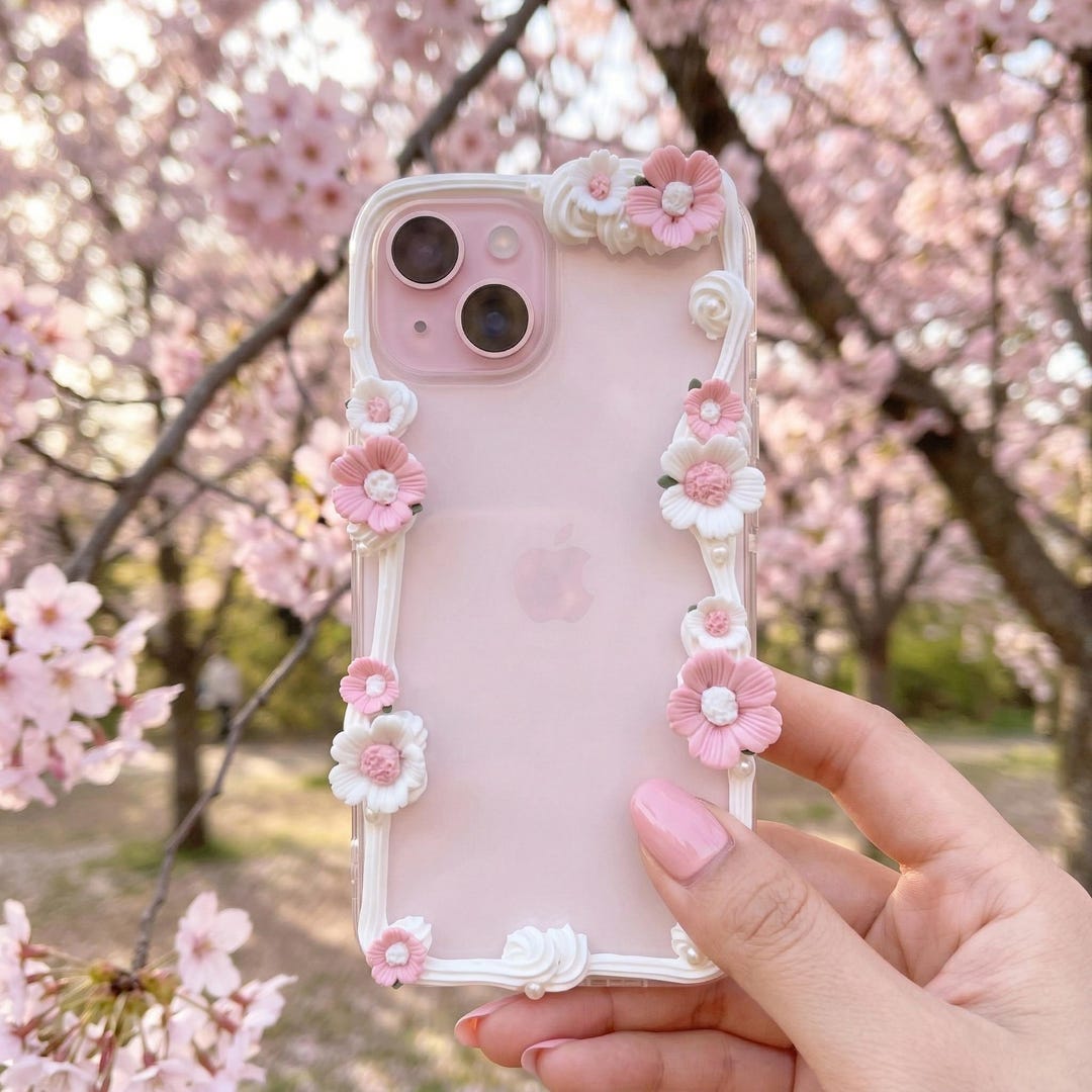 Cute Case Cherry Blossom Iphone 12 Pro Max Case Decoden Phone Case, Cherry Blossom Floral Phone Case, 3D Clear Phone Case For IPhone 11/12/13/14/15/16/17 Pro Max, Galaxy, Sakura Phone Case Cute Case Cherry Blossom Iphone 12 Pro Max Case Decoden Phone Case, Cherry Blossom Floral Phone Case, 3D Clear Phone Case For IPhone 11/12/13/14/15/16/17 Pro Max, Galaxy, Sakura Phone Case