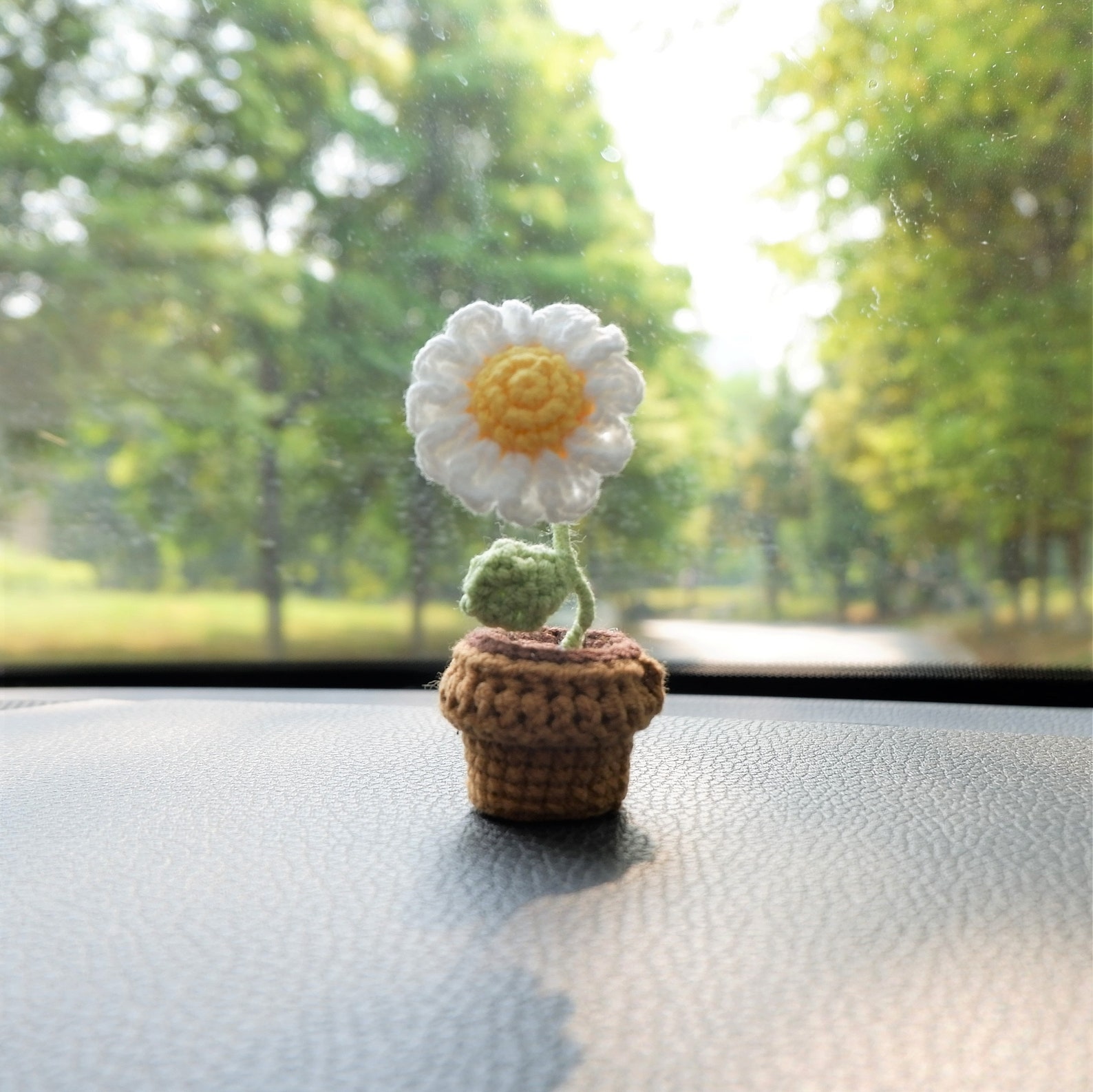3pcs/2pcs Mini Sunflower/daisy Flower Car Accessories Cute Etsy