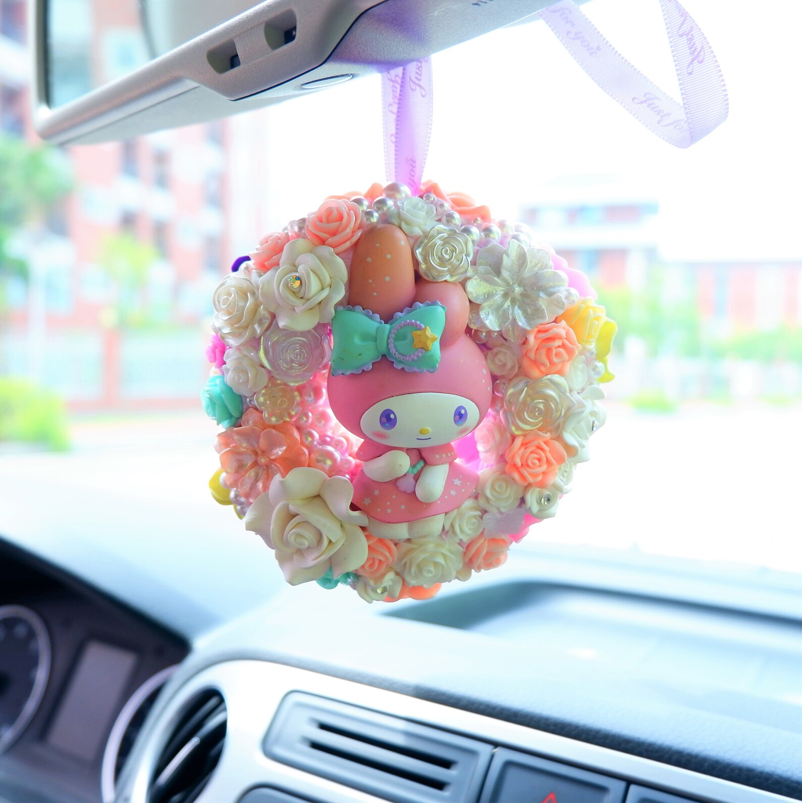 Car Rear View Mirror Accessories Decoden Cinnamoroll/My Etsy