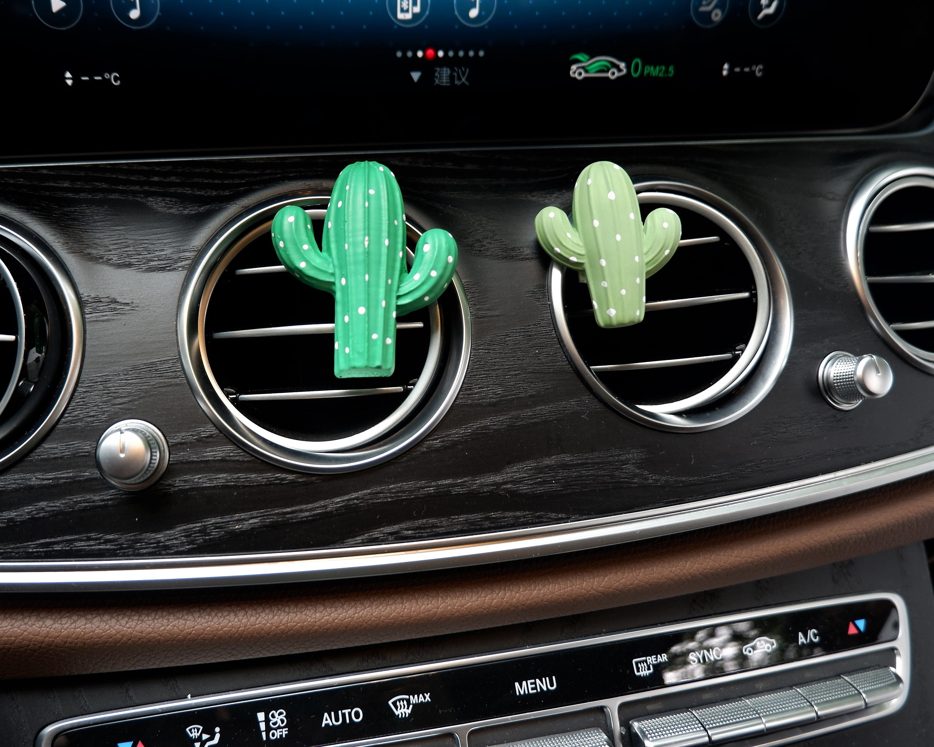 Halatua Auto-Innenraum-Ornamente, Kaktus-Auto-Armaturenbrett-Dekoration,  Harz-Kaktus-Ornament für Auto, Büro, Schreibtisch, Heimdekoration:  : Auto & Motorrad