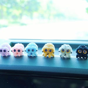 6Pcs/3Pcs Mini Spiders Car Dashboard Decor, Rainbow Spiders Car Dashboard Accessories, Anime Car Accessories, Cute Car Accessories