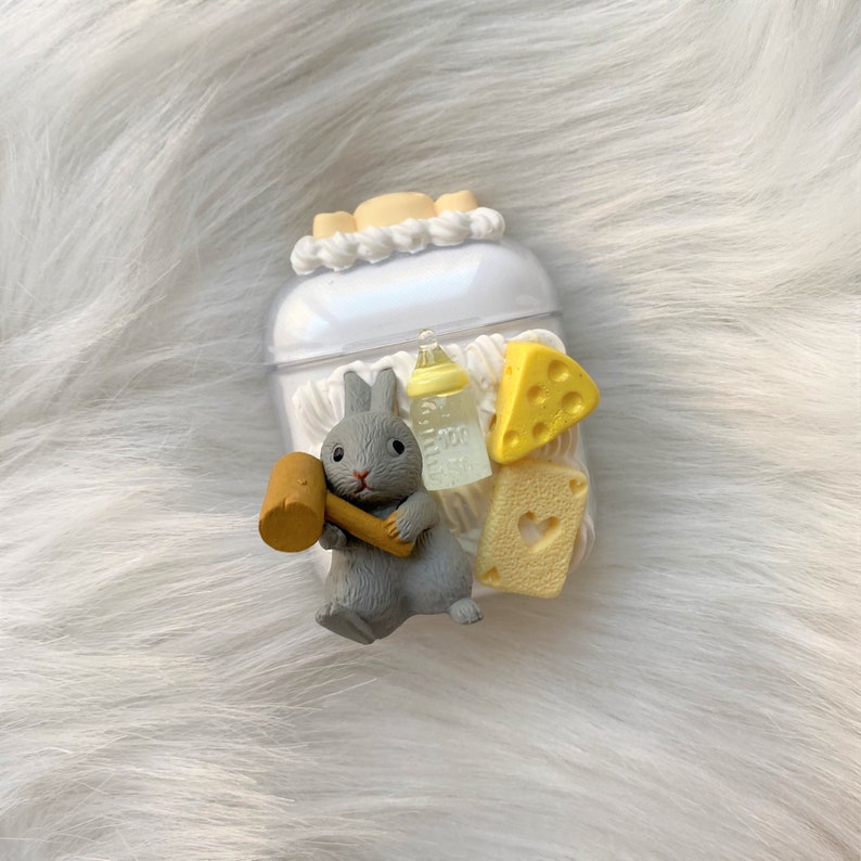 Decoden AirPods Case, Bunny AirPods Case, AirPods 1/2/3/4/Pro/Pro 2 Case, Custom AirPod Case, Anime AirPods Case, Cute Airpods Case image 8