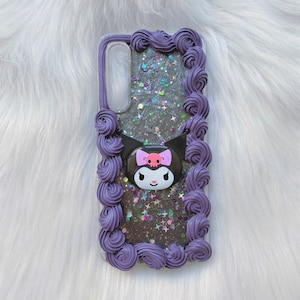 Decoden Phone Case, Anime Phone Case, Bunny Phone Case, Glitter Phone Case for iPhone 12/13/14/15/16 Pro Max, Galaxy, Kawaii Phone Case