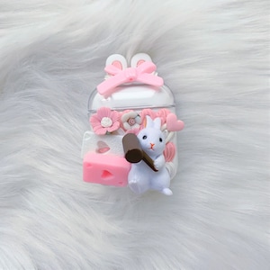Decoden AirPods Case, Bunny AirPods Case, AirPods 1/2/3/4/Pro/Pro 2 Case, Custom AirPod Case, Anime AirPods Case, Cute Airpods Case image 3
