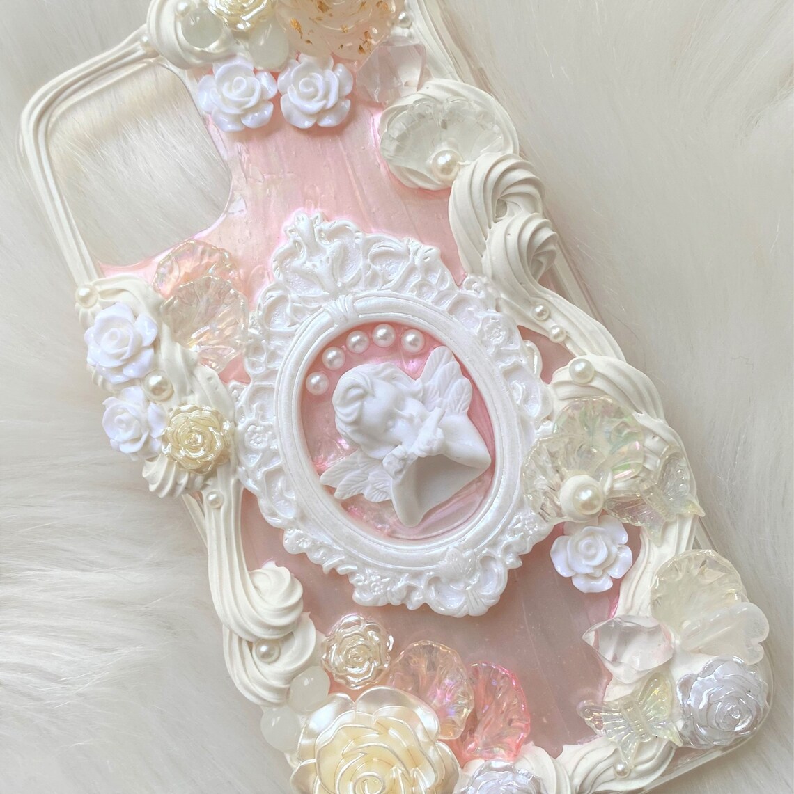 Decoden Phone Case Vintage Angel Iphone Case Baroque Etsy